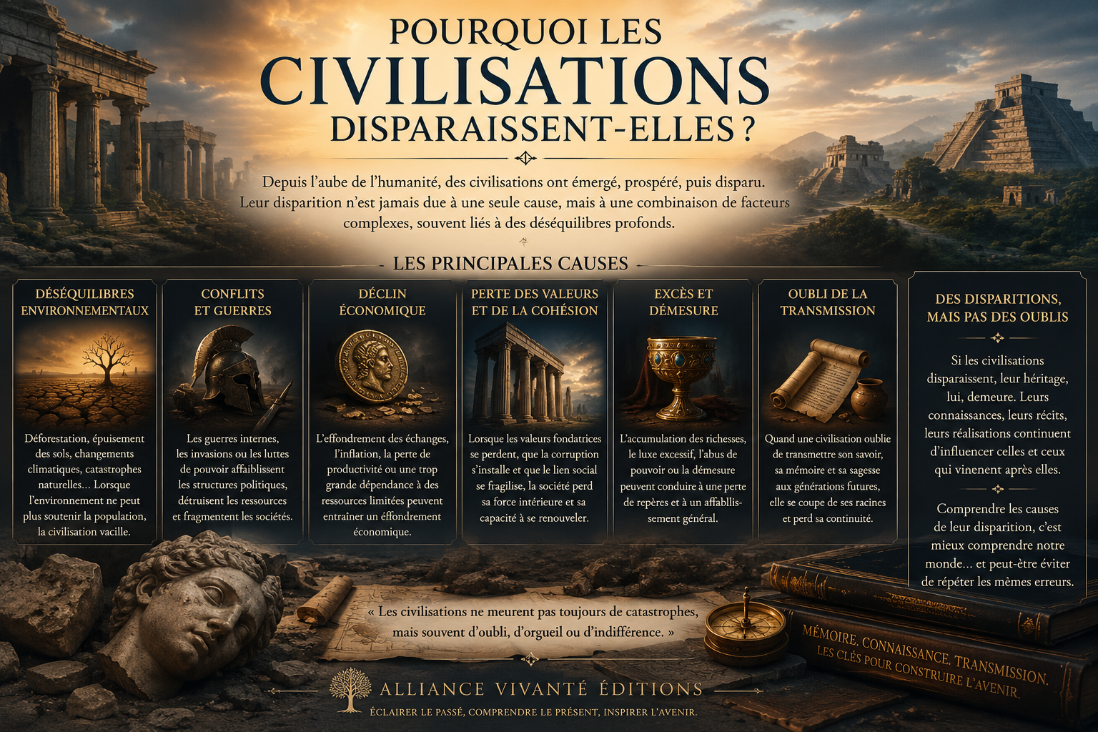 Pourquoi les civilisations disparaissent-elles ?