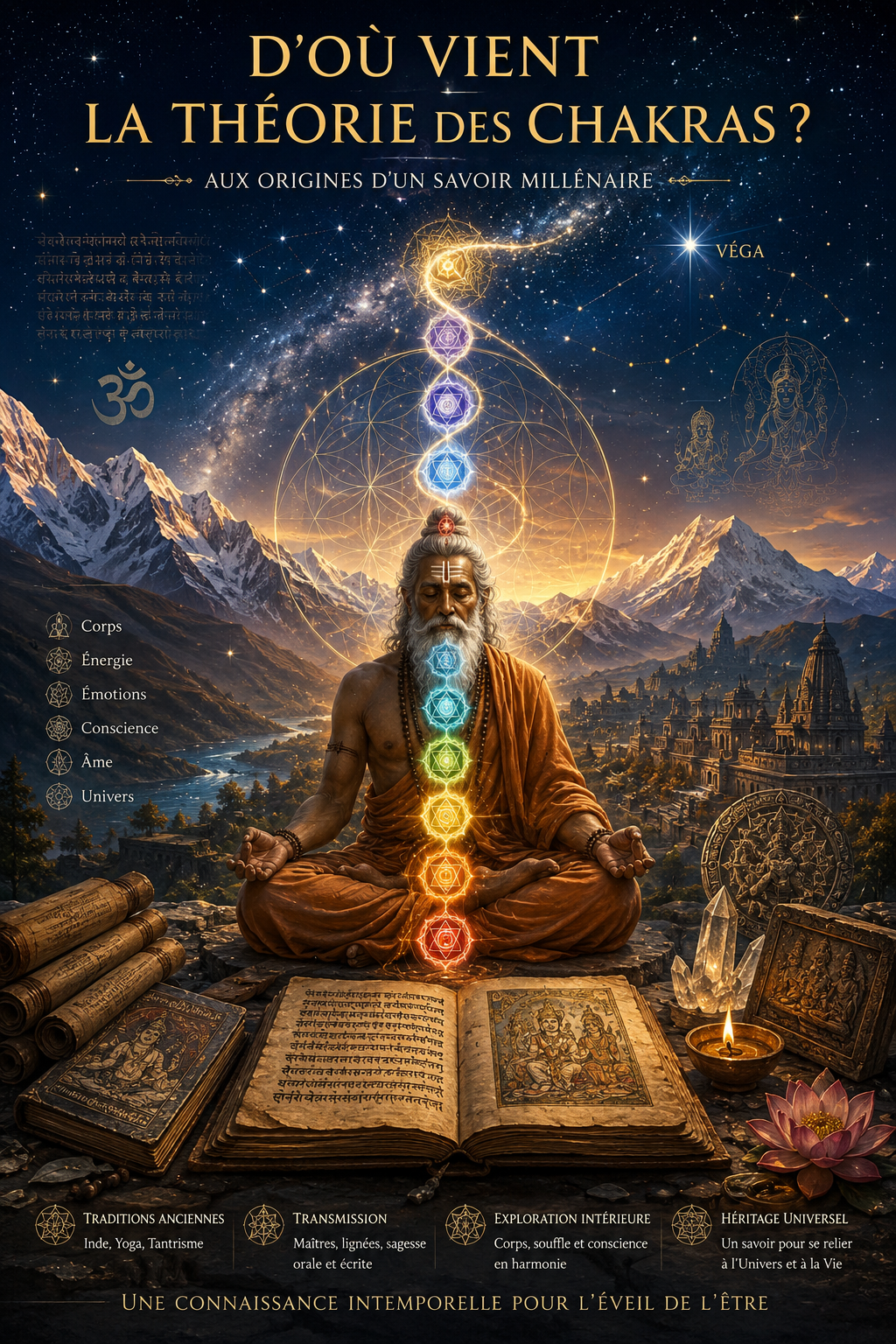 D'où vient la théorie des chakras ?