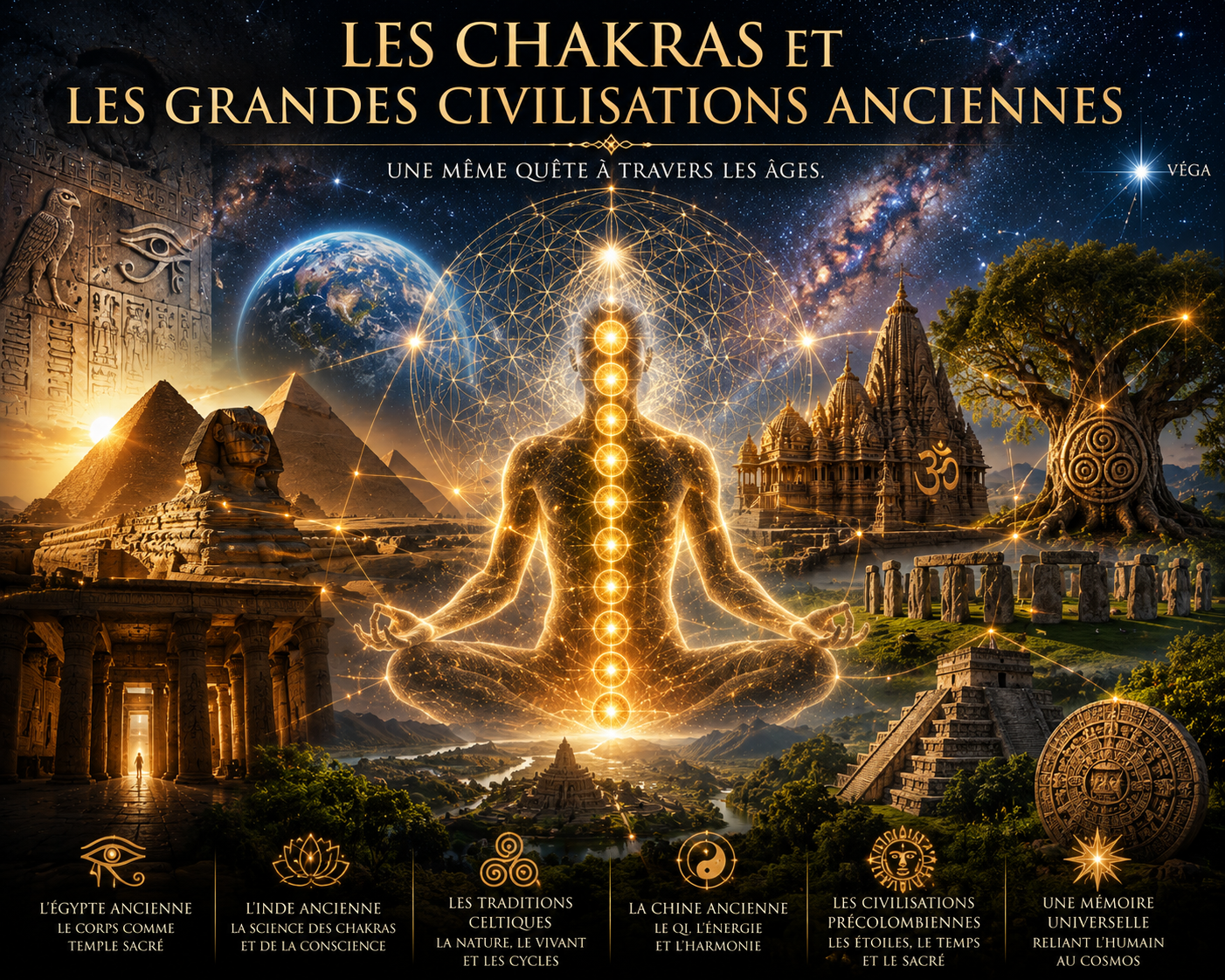 Les chakras et les grandes civilisations anciennes