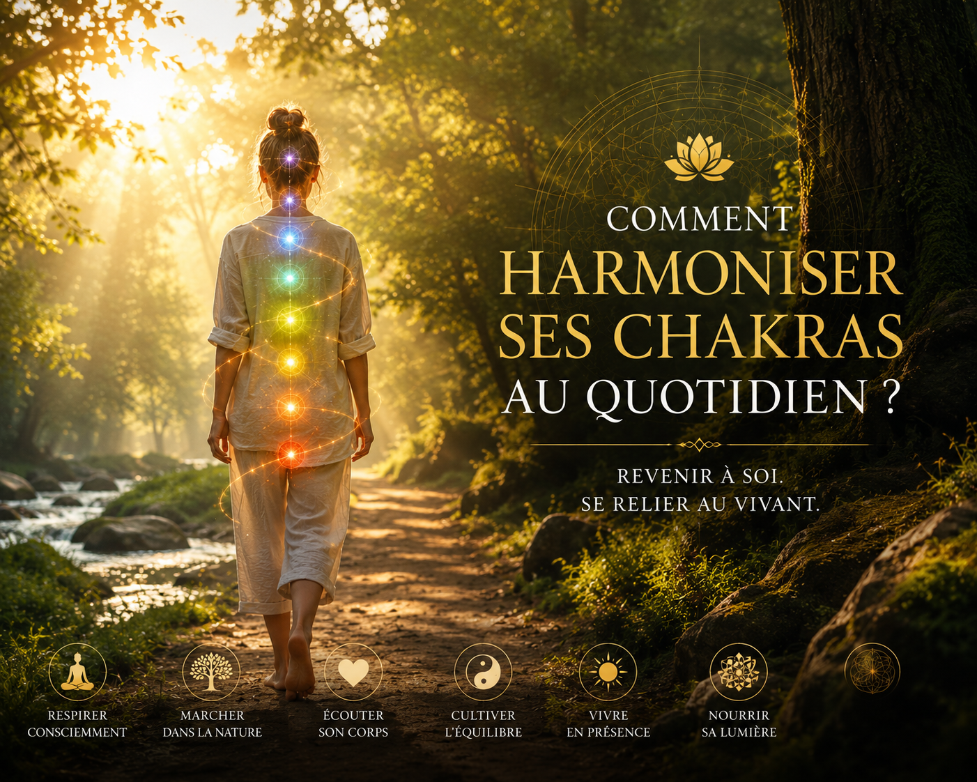 Comment harmoniser ses chakras au quotidien ?