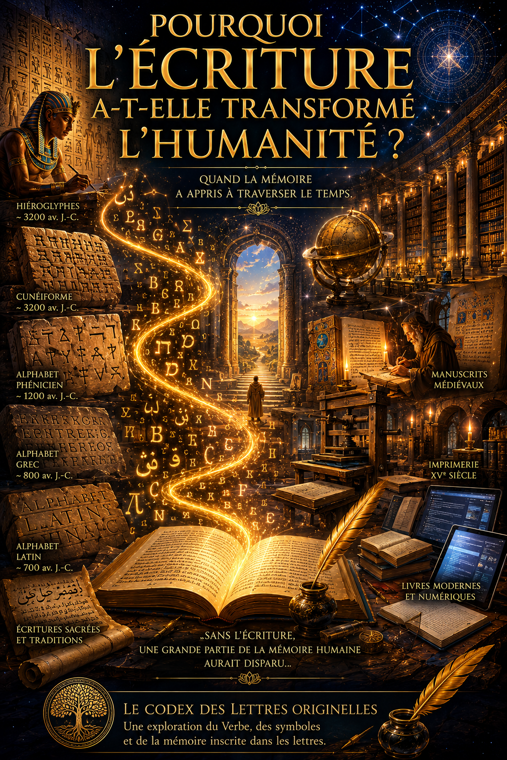 Pourquoi l'écriture a-t-elle transformé l'humanité ?