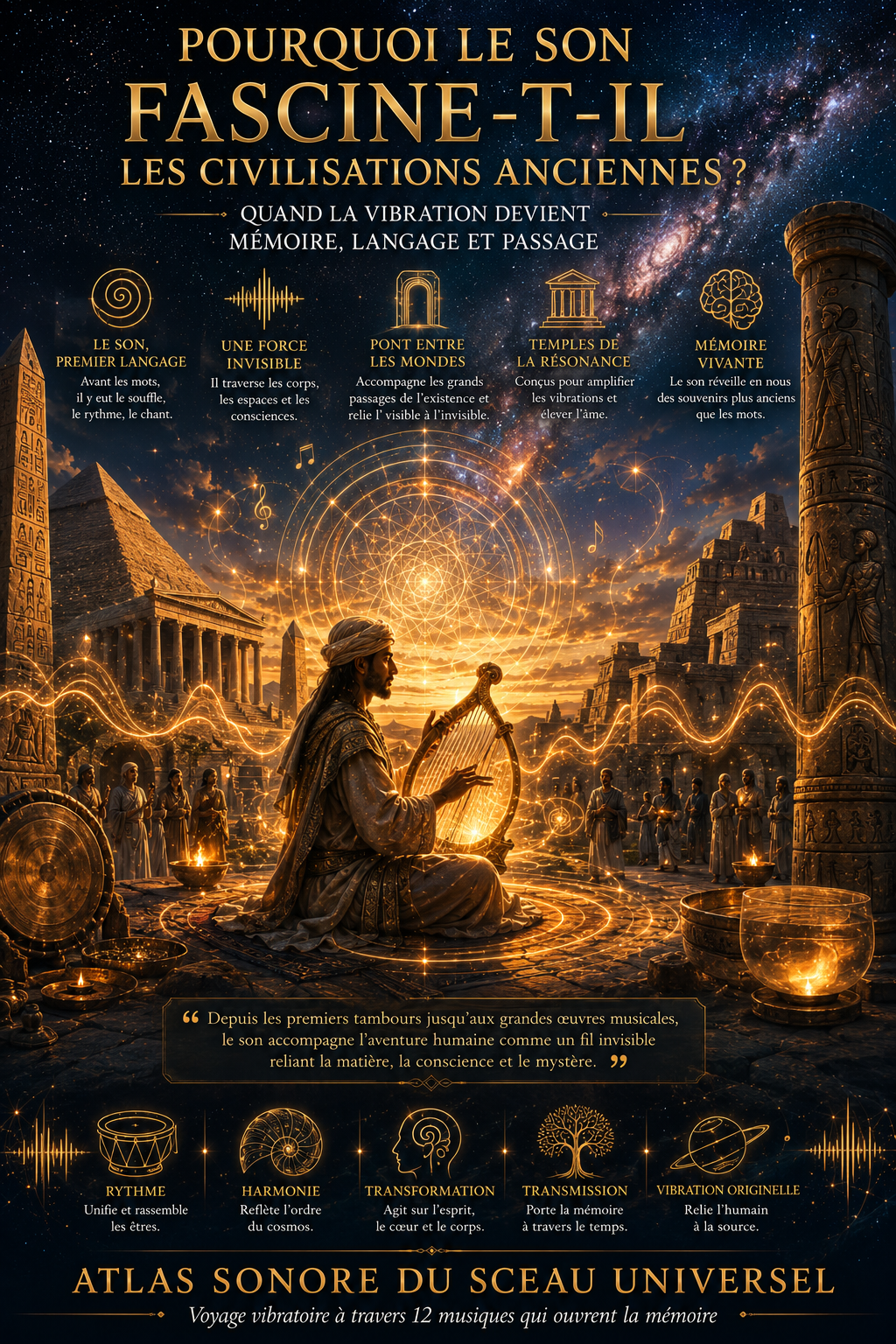 Pourquoi le son fascine-t-il les civilisations anciennes ?